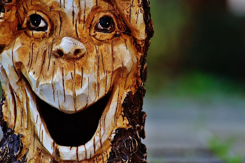Tree spirit in a forest